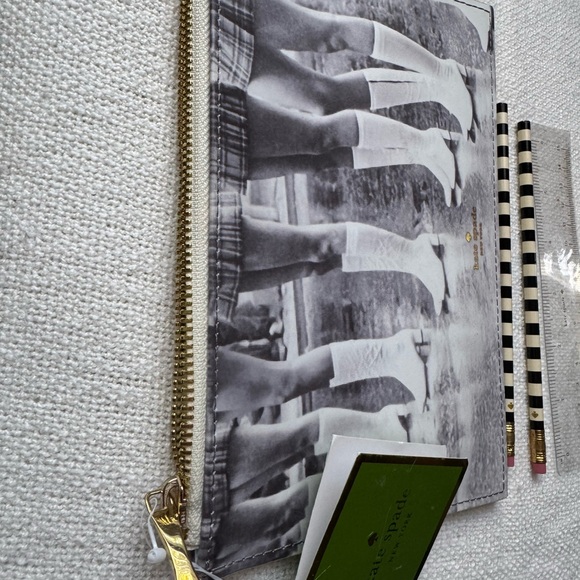 Kate Spade Stationery Set zippered pencil pouch NWT - Picture 2 of 5